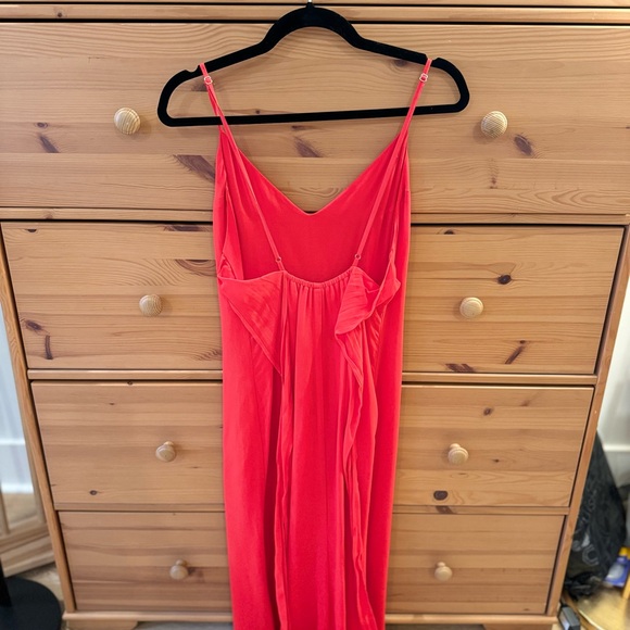 2019 Reformation Dietrich red summer dress - Picture 5 of 6